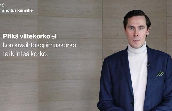 Kuvassa on ruututallenne videolta, jossa esiintyy asiakkuuspäällikkö Mika Korhonen.