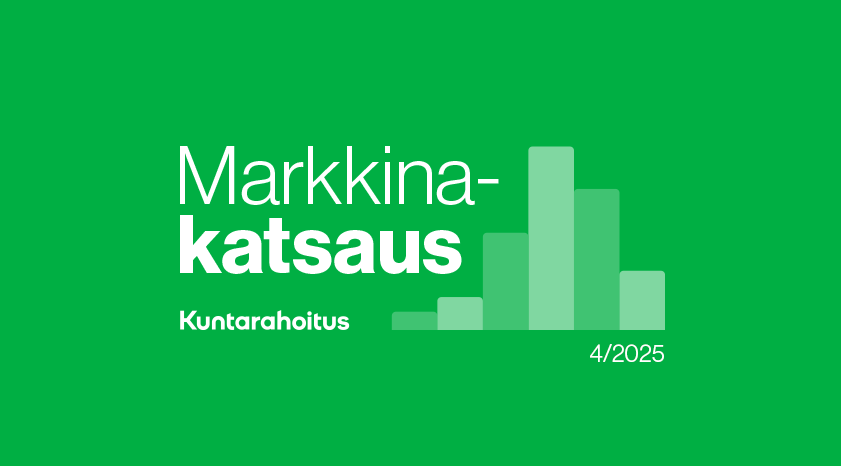 Kuvassa on Kuntarahoituksen arkkinakatsauksen tunnus.